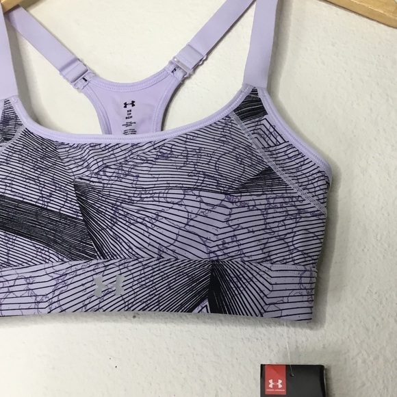 NWT Under Armour Purple Sports Bra - Picture 3 of 7
